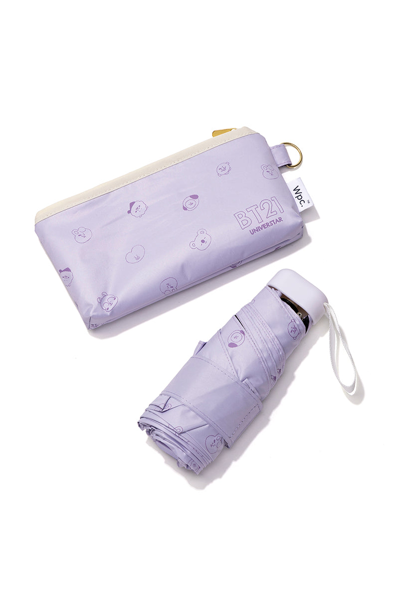 晴雨兼用傘 パープル BT21