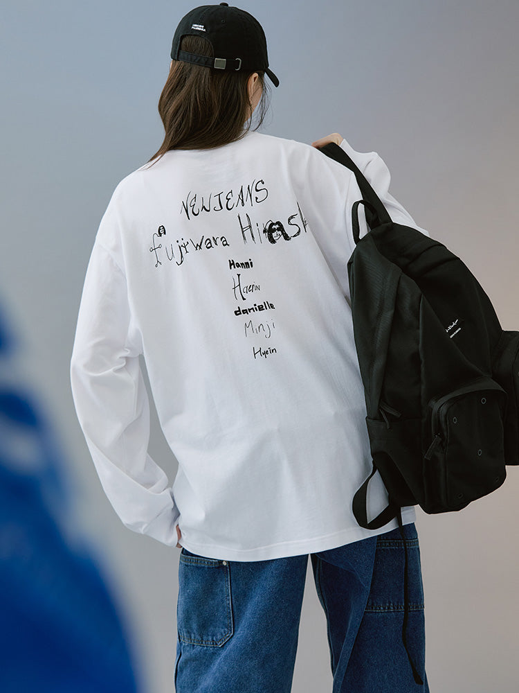 NewJeans X Hiroshi Fujiwara COLLER 長袖Tシャツ ver.3