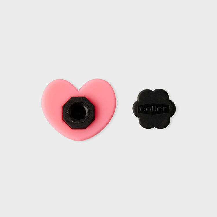 COLLER ハート型スティコン ピンク
