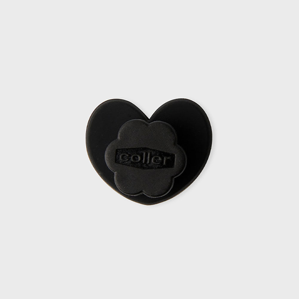 COLLER ハート型スティコン ブラック