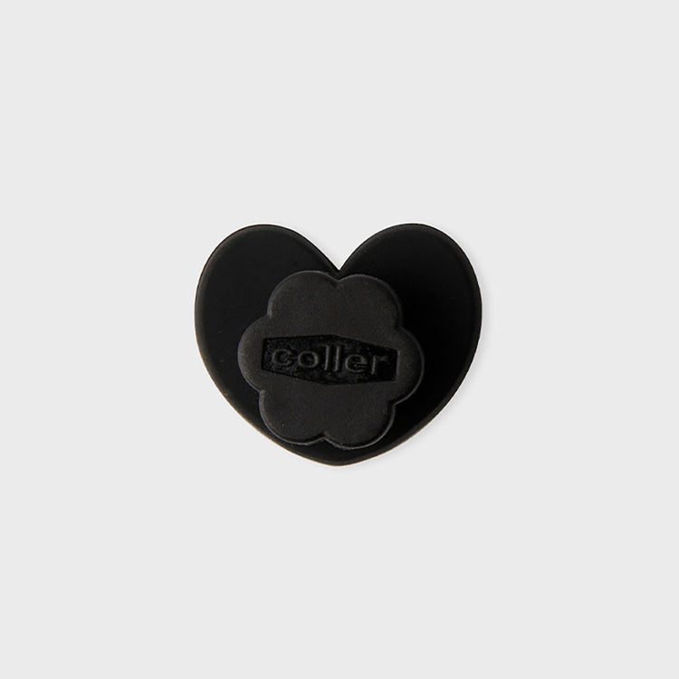 COLLER ハート型スティコン ブラック