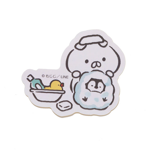 ステッカー あわ(ねこぺんの湯) ねこぺん日和
