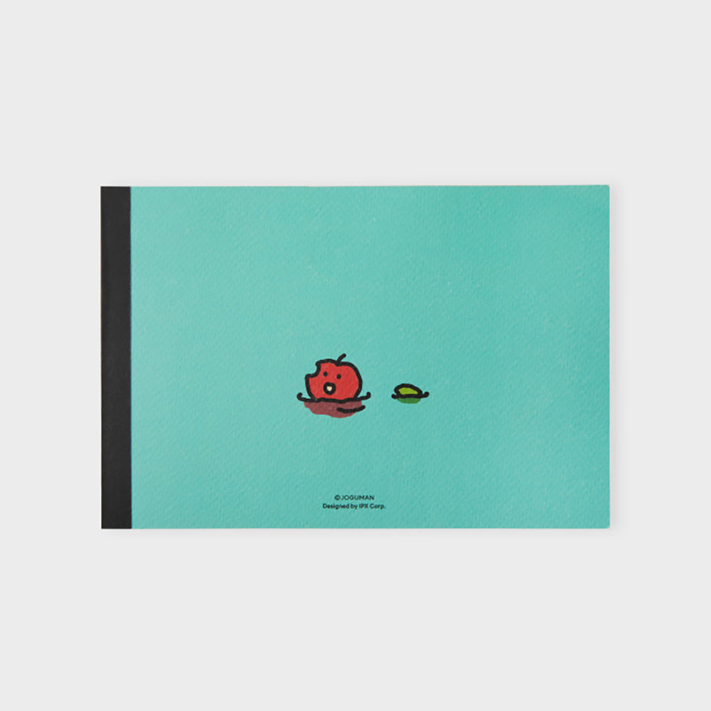 ベーシック横開きノートパッド (ブルー) ブラキオ