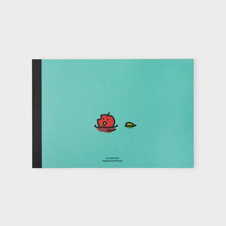 ベーシック横開きノートパッド (ブルー) ブラキオ