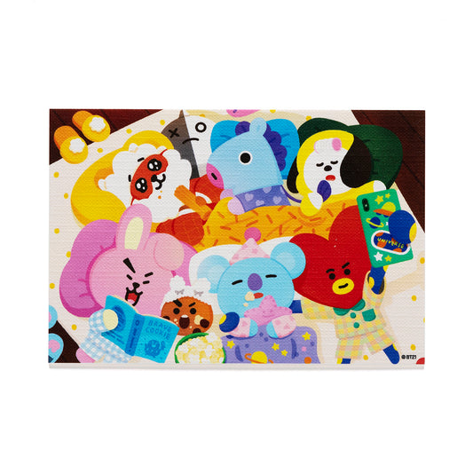 MUSEUM キャンバスポストカード(PAJAMA PARTY) BT21