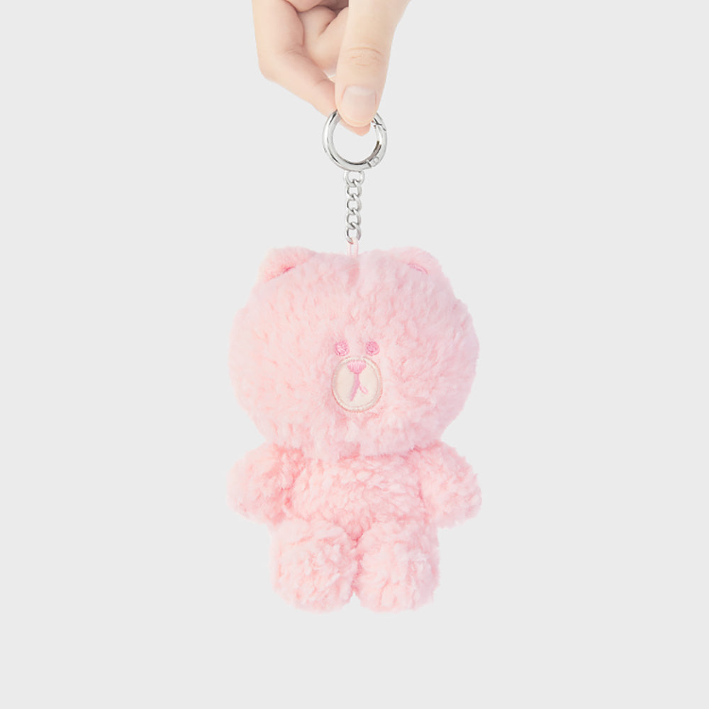 バッグチャームぬいぐるみ(PINK) ブラウン