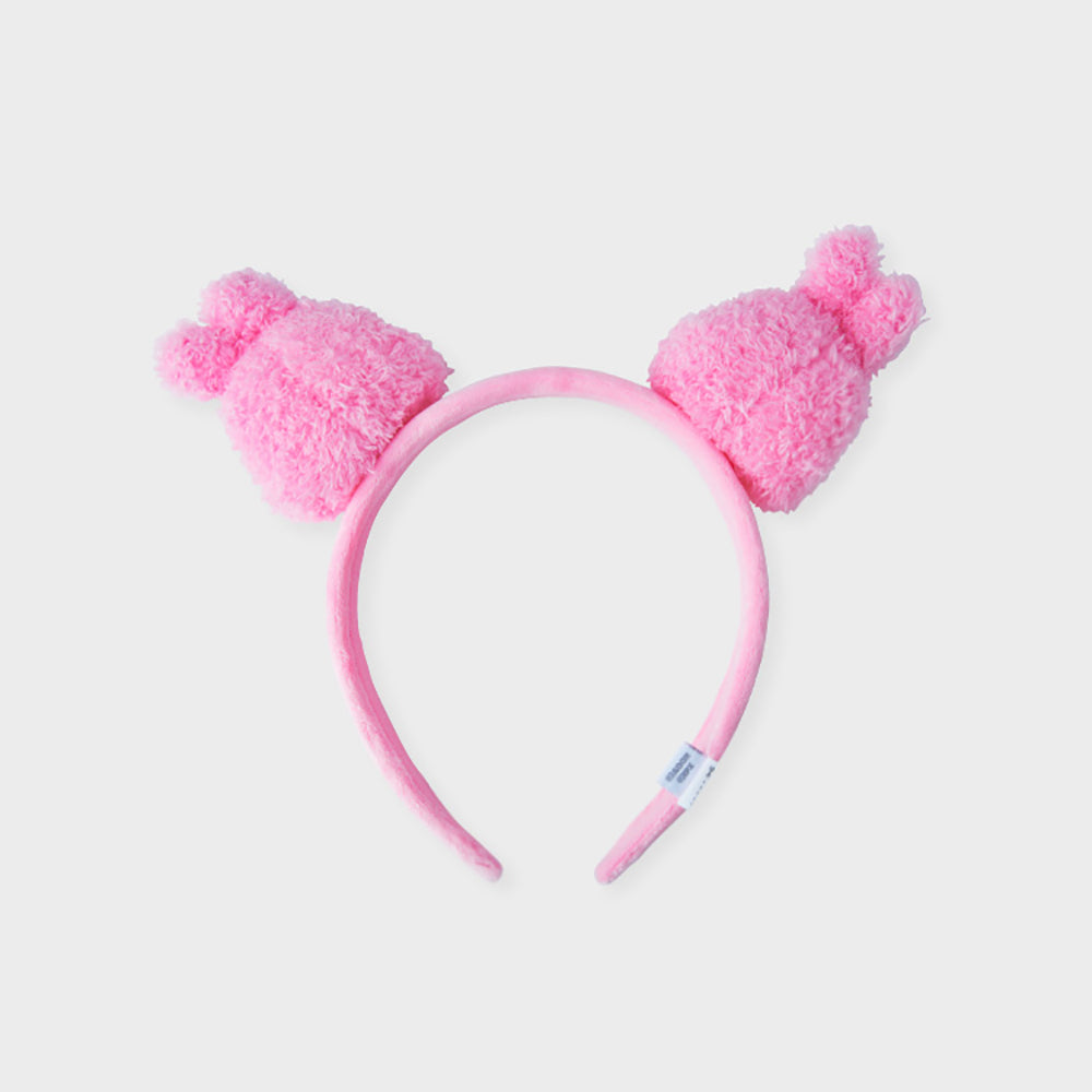 bunini ぬいぐるみヘアバンド (PINK)