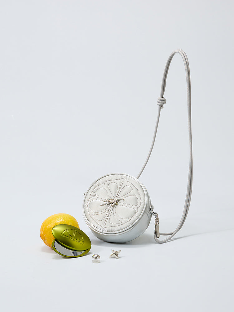【予約販売】[coller aespa edition] LEMONADE キーリングバッグ パールグレー