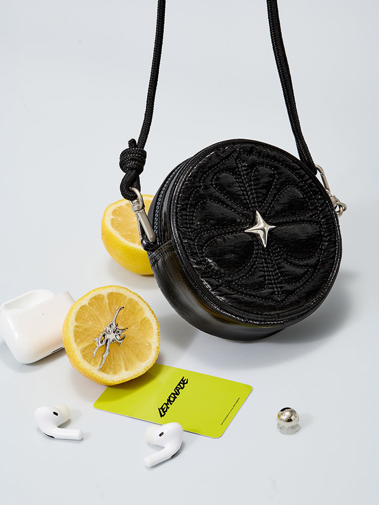 【予約販売】[coller aespa edition] LEMONADE キーリングバッグ(オニキスブラック)＋メタルスティコン(3個入り)セット