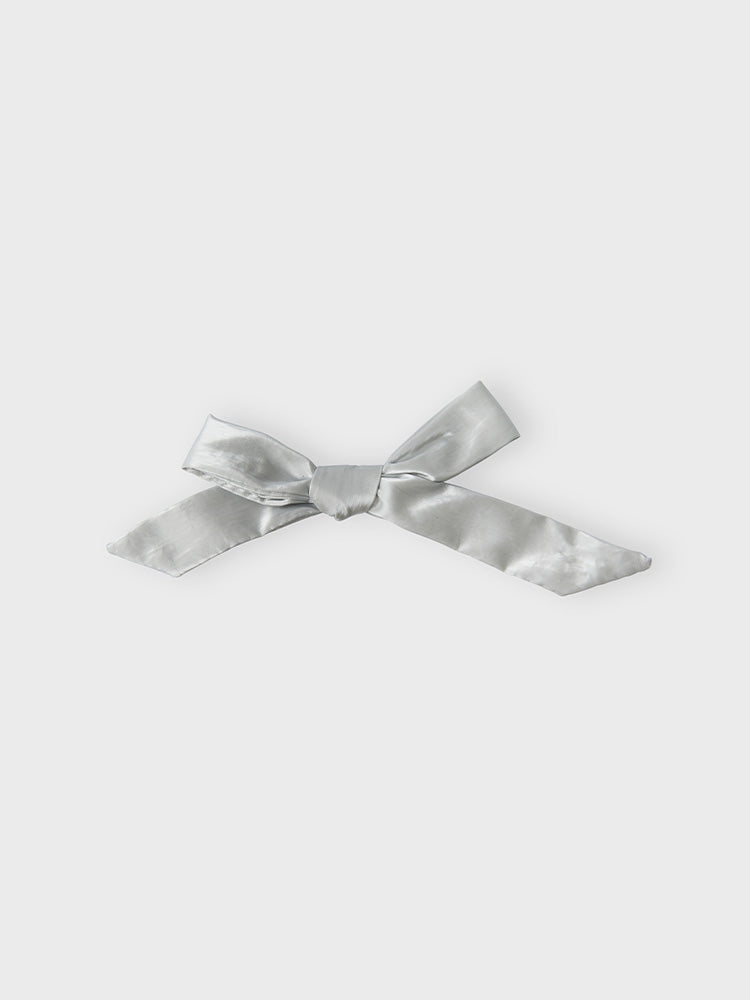 COLLER PADDED リボン スティコン パールグレー