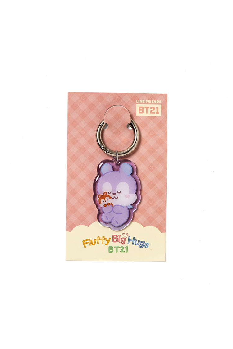 ぷっくりアクリルキーチェーン(Fluffy Big Hugs) MANG