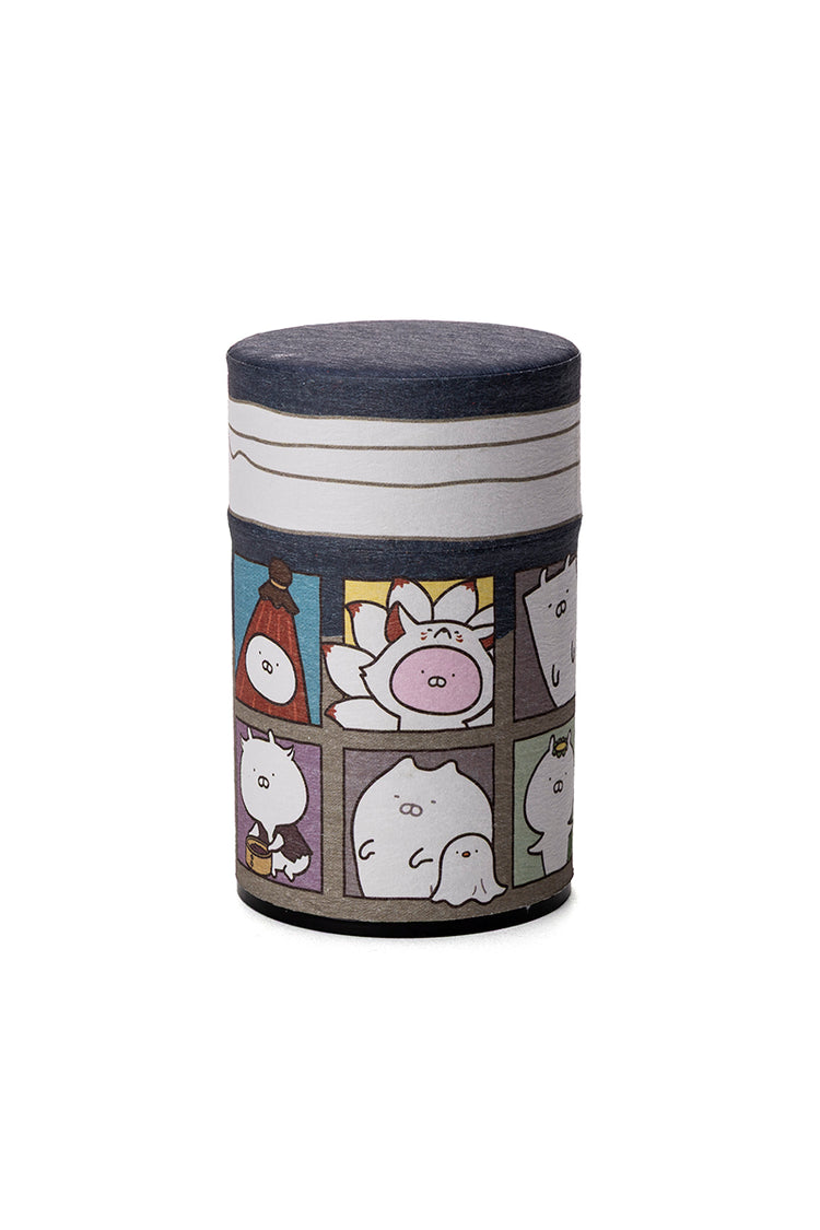 おふく園ほうじ茶缶(妖怪屋敷) うさまる