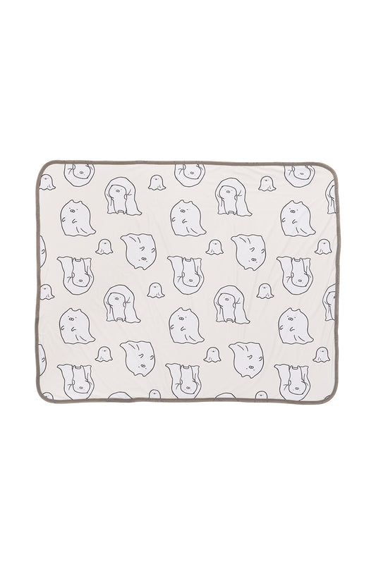 こわい夢みちゃう？冷感ブランケット(妖怪屋敷) うさまる