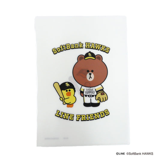 クリアファイルセット(SoftBankHAWKS) LINE FRIENDS