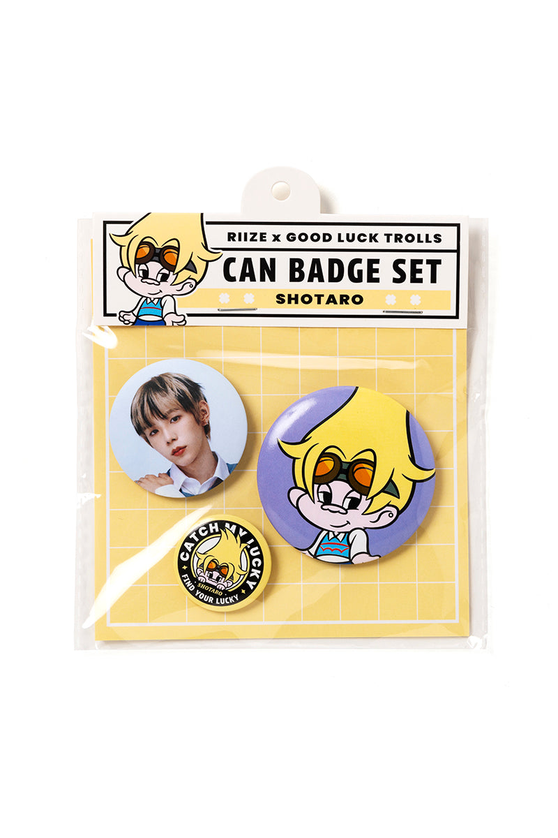 [RIIZE X Good Luck Trolls] CAN BADGE SET (SHOTARO)