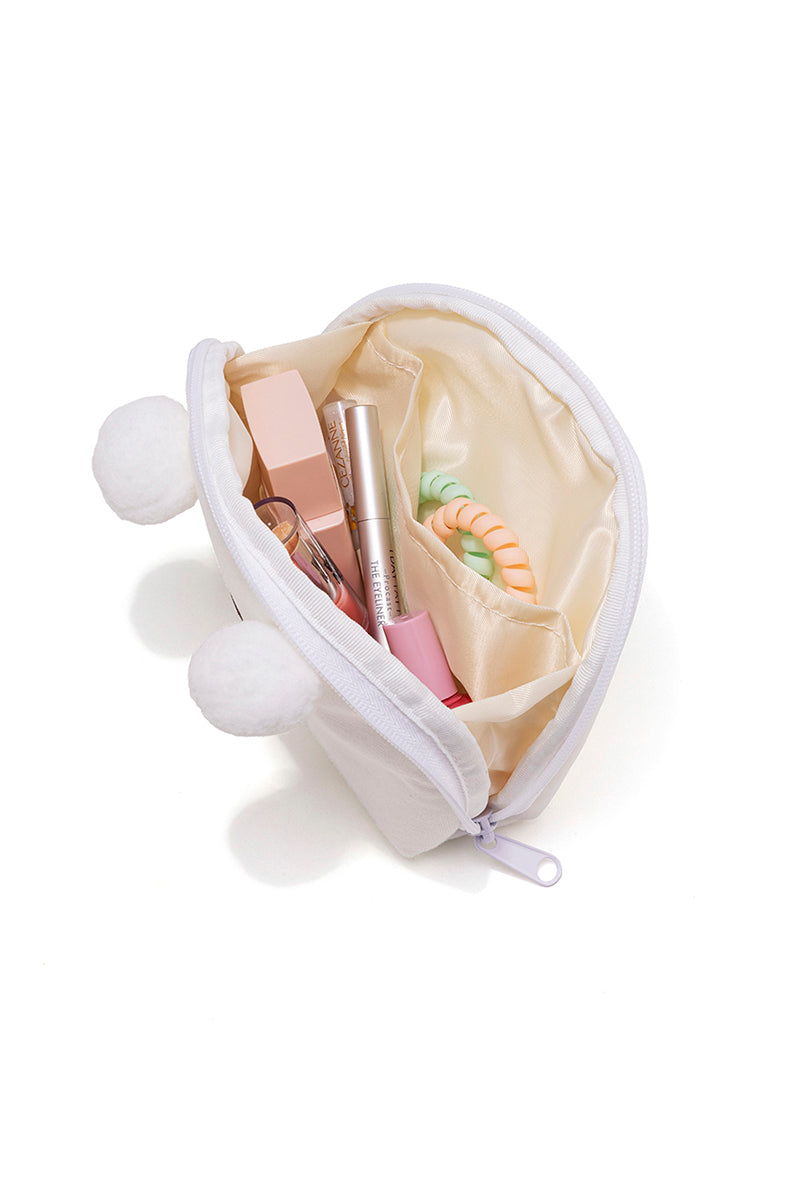 ポーチ ふわふわみみ(なんかへん?) うさまる