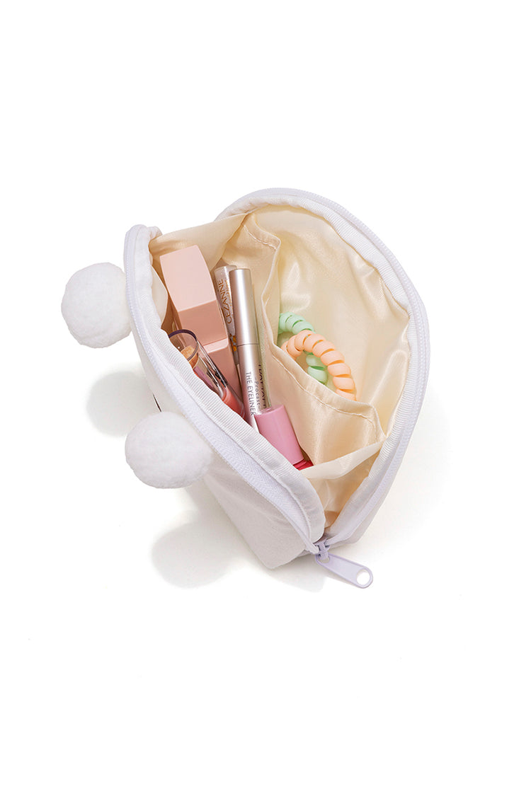 ポーチ ふわふわみみ(なんかへん?) うさまる