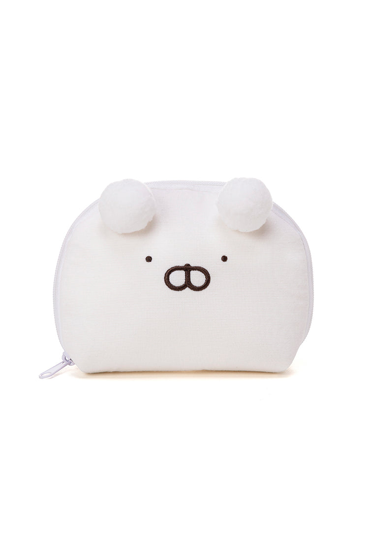 ポーチ ふわふわみみ(なんかへん?) うさまる