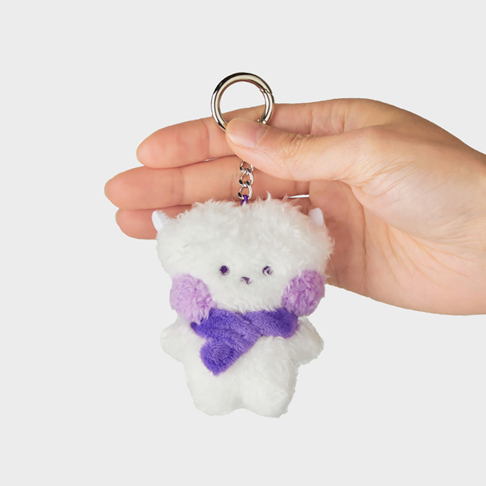 BT21 minini ぬいぐるみキーリング(パープル) RJ