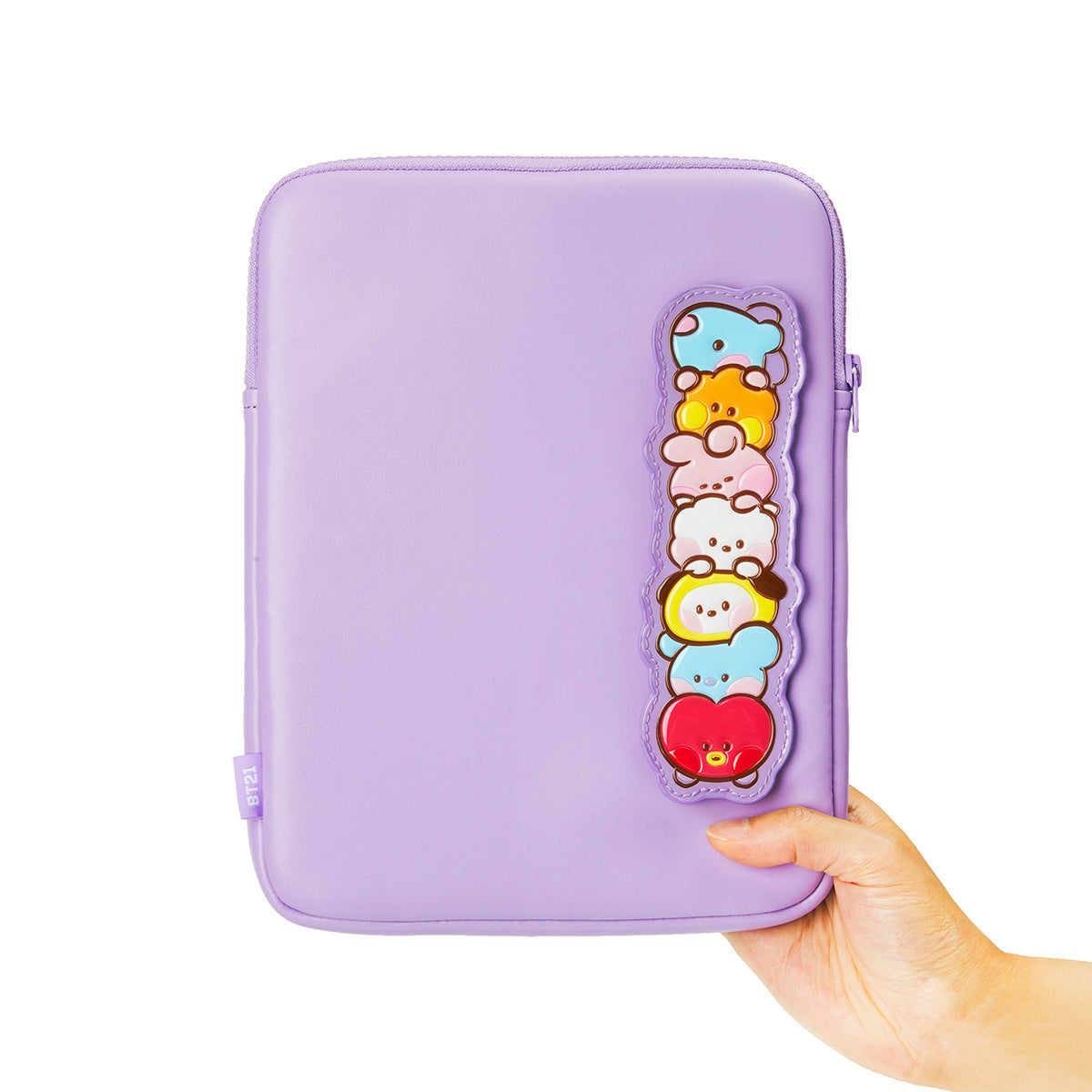 韓国かわいい【mill and moi】タブレットポーチ 11inchサイズ 韓国雑貨 =momossi= くまさんのタブレットポーチ《11inch