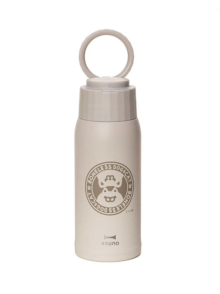 【数量限定予約販売】BRUNO ハンドル付き軽量ステンレスボトル medium ボンレス犬とボンレス猫