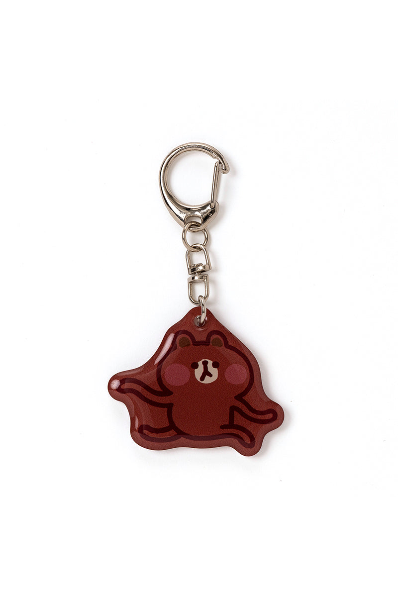 「BROWN バースデー記念」LINE FRIENDS | カナヘイ アクリルキーチェーン HAPPYセット