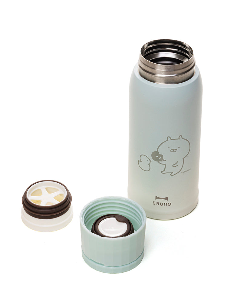【数量限定予約販売】BRUNO ハンドル付き軽量ステンレスボトル medium うさまる