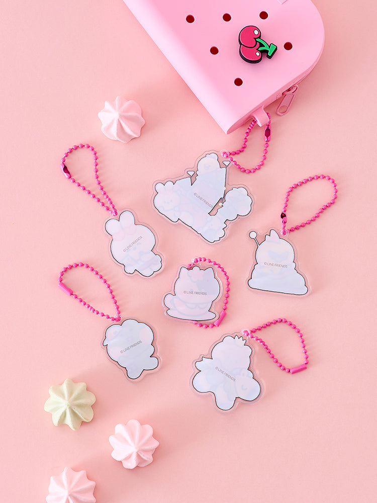 minini ランダムアクリルキーリング(THEME PARK) LINE FRIENDS