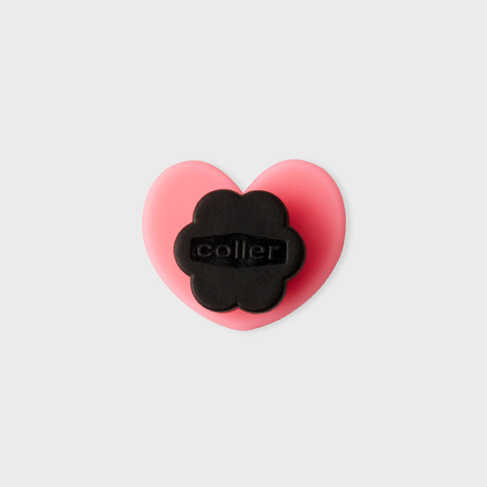 COLLER ハート型スティコン ピンク