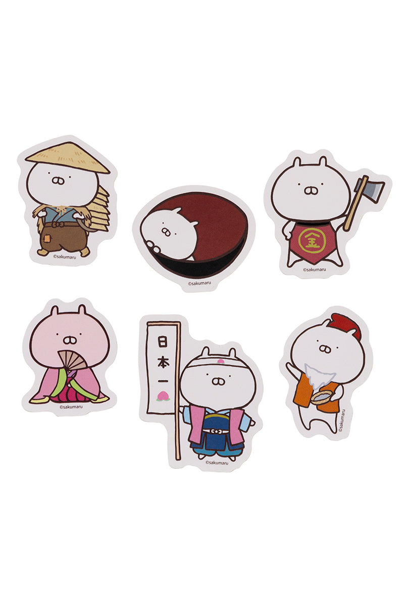 かぐや姫 ステッカー(むかしばなし) うさこ