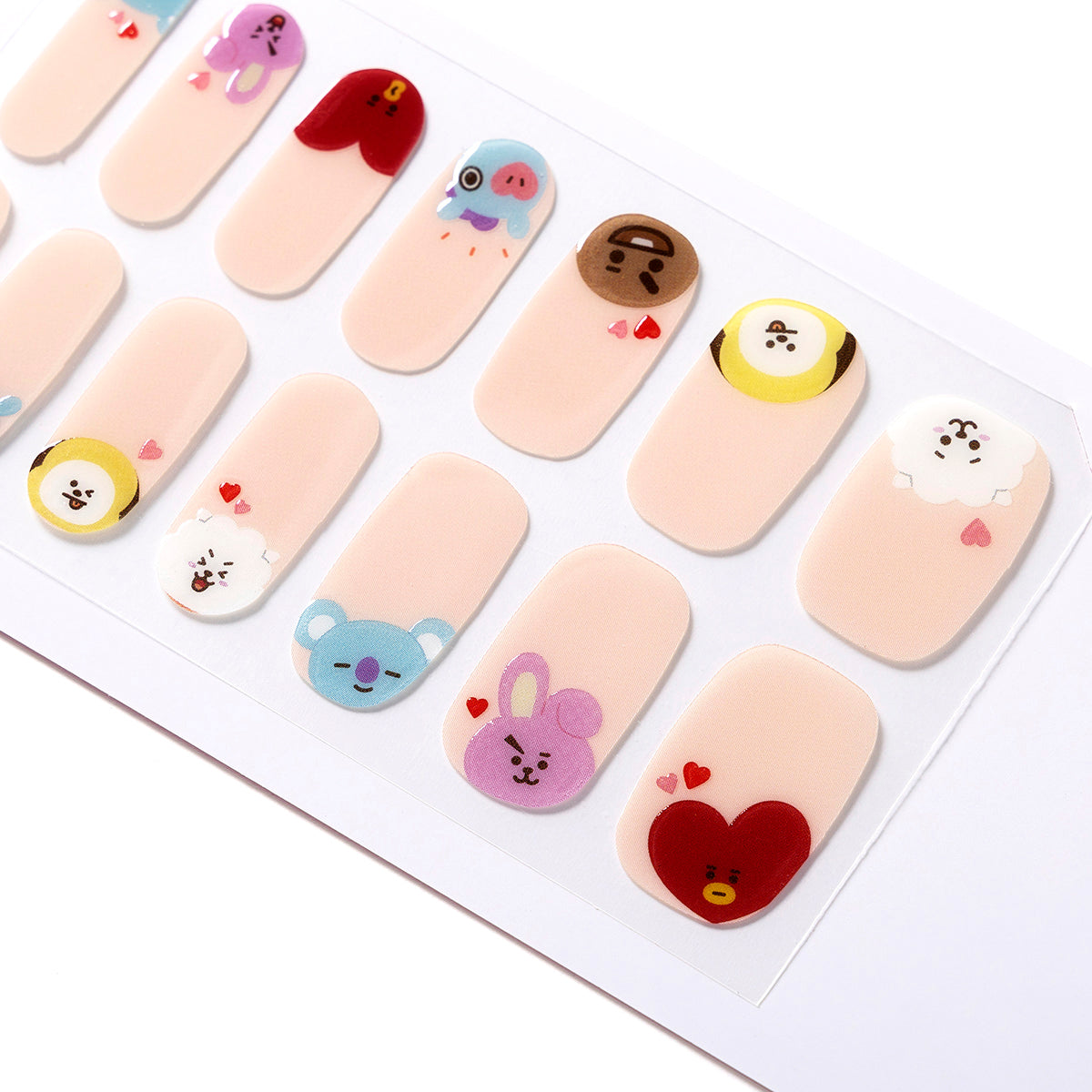 ジェルネイルシール(ハート) BT21