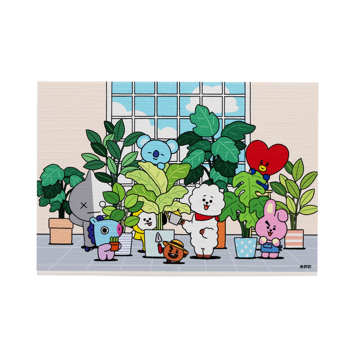 MUSEUM キャンバスポストカード(PLANT) BT21 – LINE FRIENDS