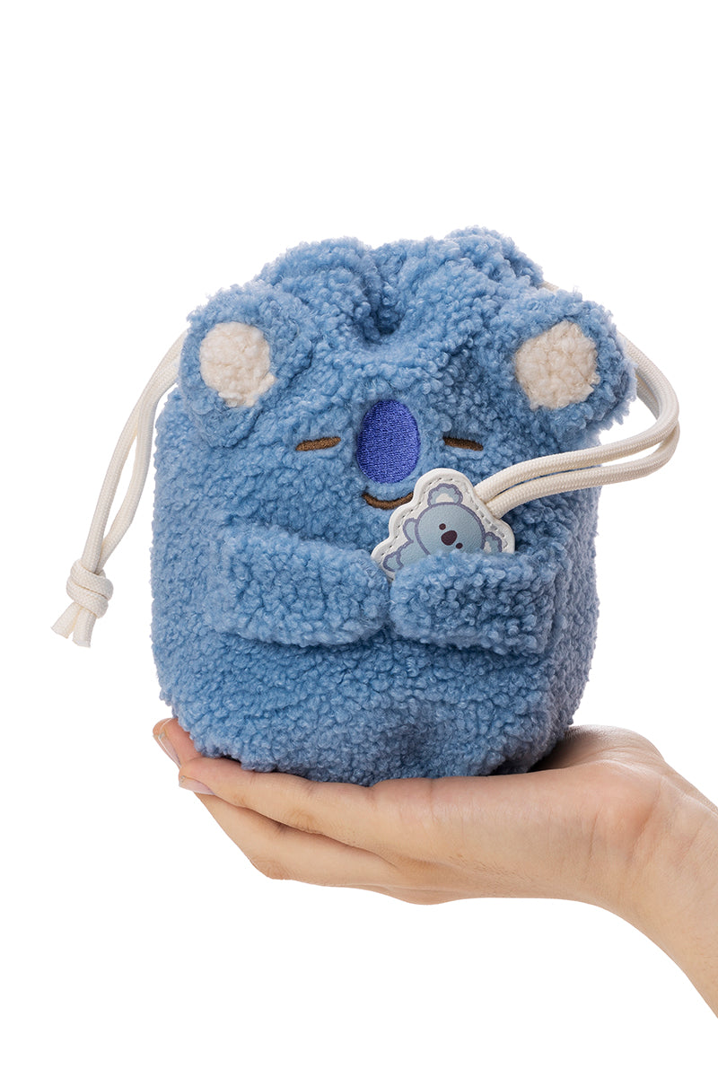 【KOYA.MANG】BT21巾着（Fluffy Big Hugs）& TATA 巾着(Fluffy Big Hugs) KOYA – LINE FRIENDS SQUARE JAPAN OFFICIAL