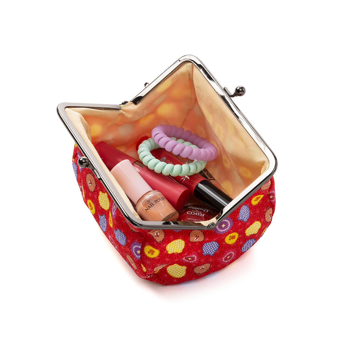 4.5寸俵がま口(赤) LINE FRIENDS