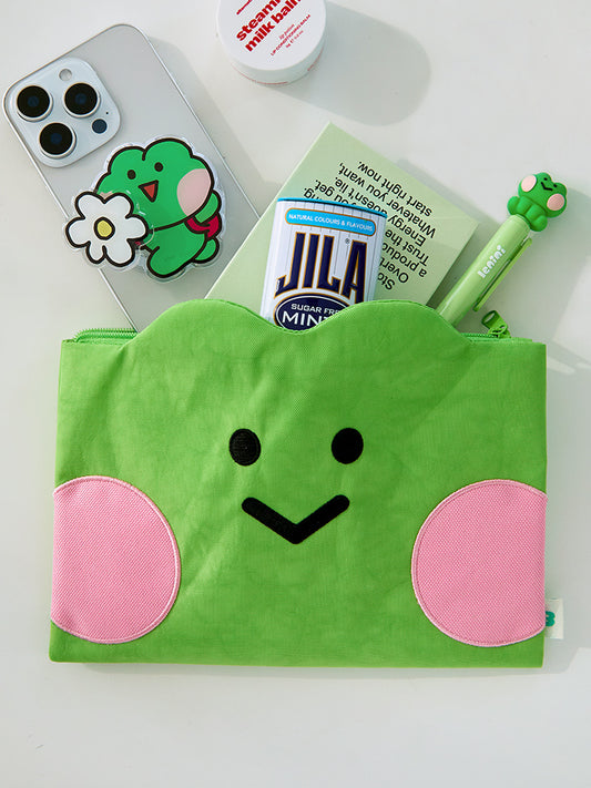 minini フラットポーチ L(STAY WITH minini) レニニ