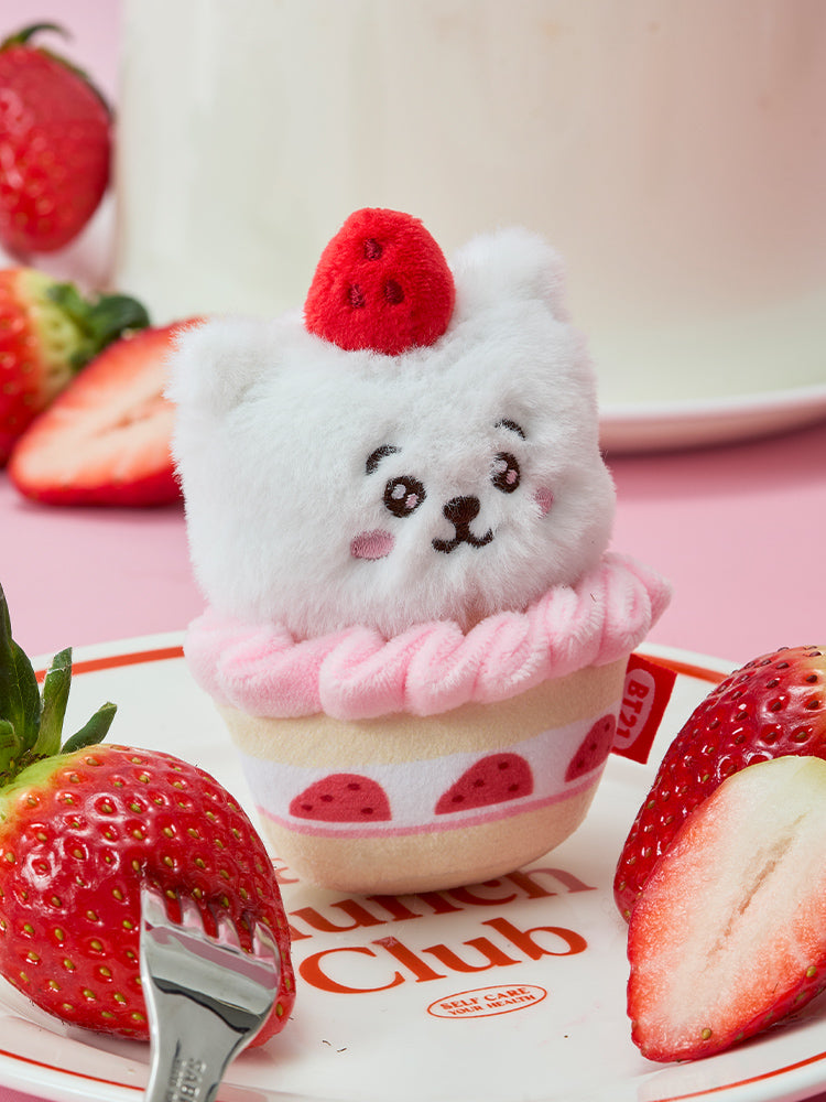 タルトぬいぐるみキーリング(STRAWBERRY PARTY) RJ – LINE FRIENDS