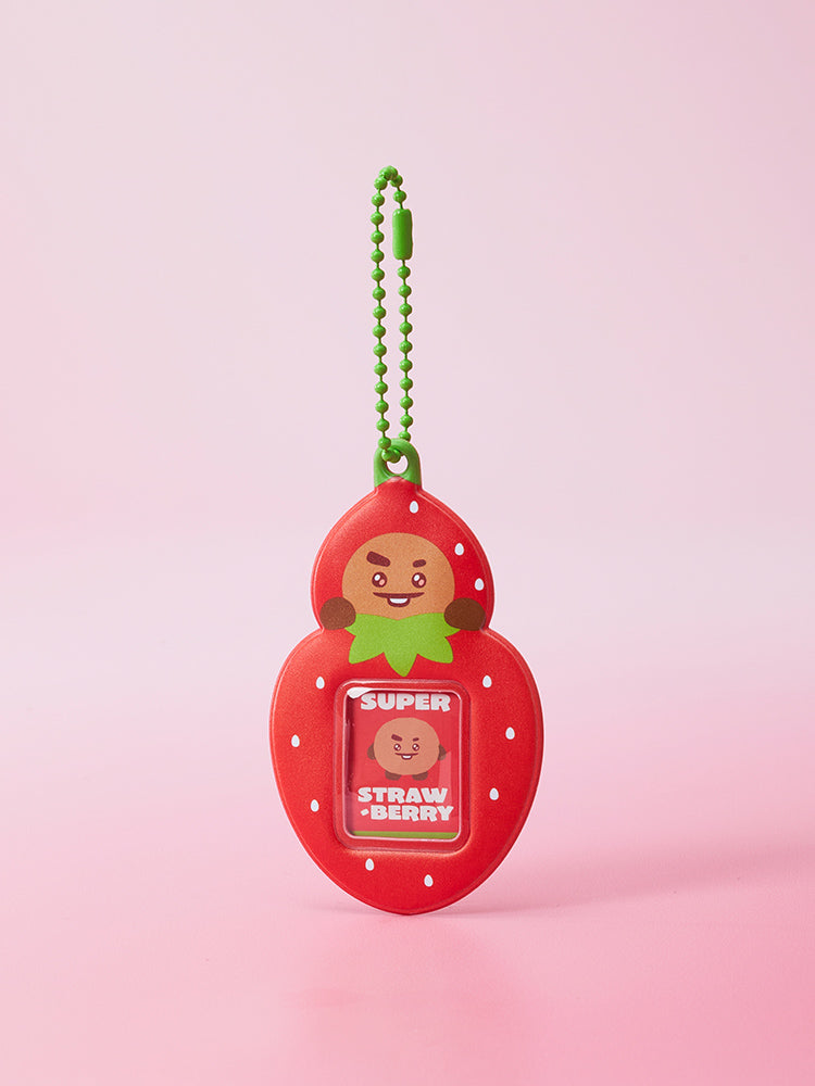 ミニフォトホルダーキーリング(STRAWBERRY PARTY) SHOOKY