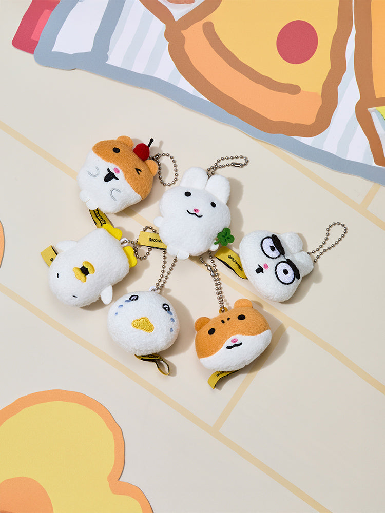 DOOHAMBBA! ランダムフラットぬいぐるみキーリング