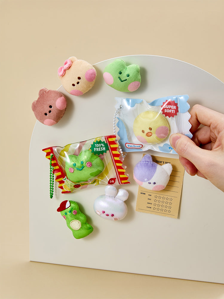 minini ランダムぬいぐるみマグネット(DESSERT CAFE)