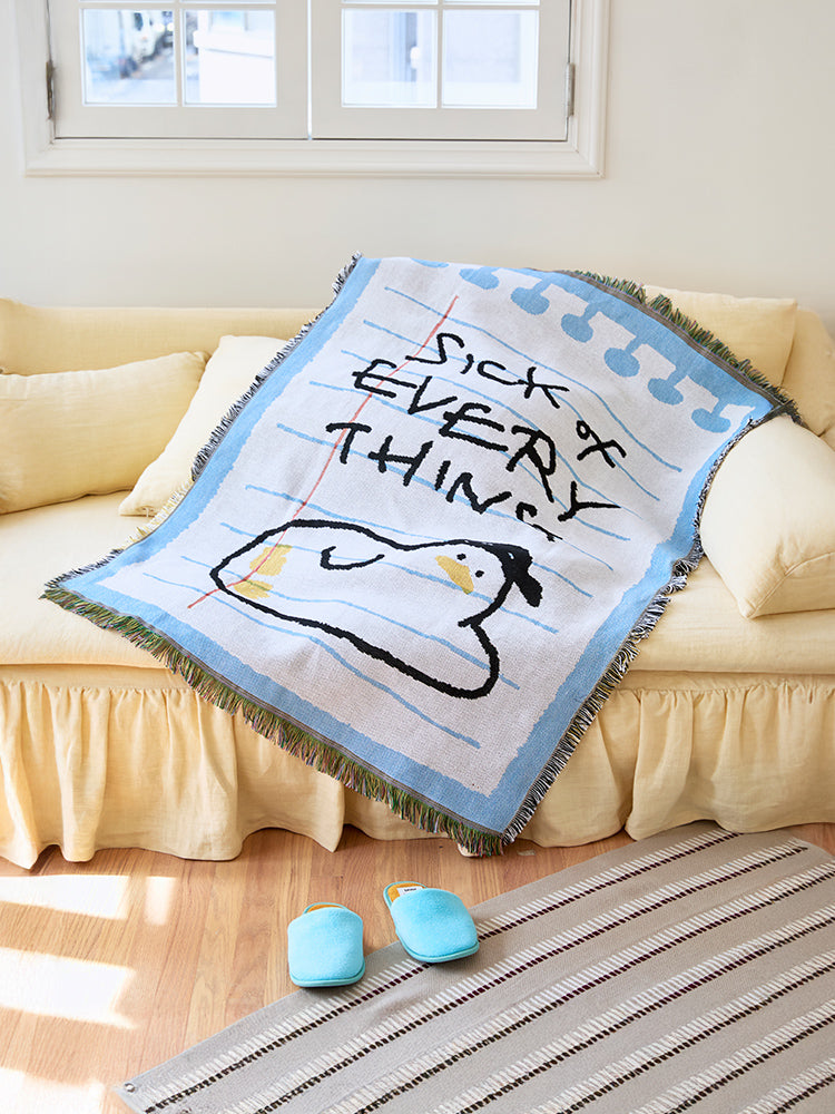 SSEBONGRAMA ブランケット(SICK OF EVERYTHING)