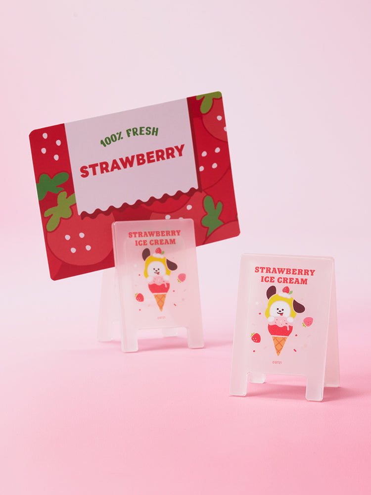 ランダムアクリルクリップ(STRAWBERRY PARTY) BT21