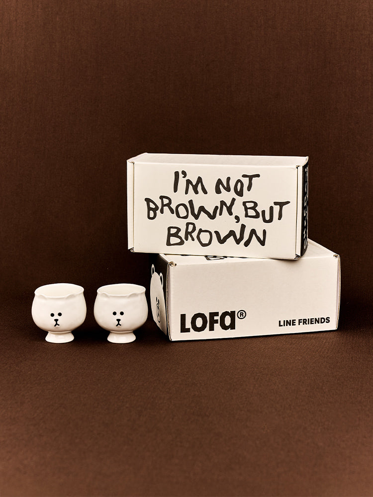 LOFA SEOUL X BROWN お猪口セット – LINE FRIENDS SQUARE JAPAN OFFICIAL