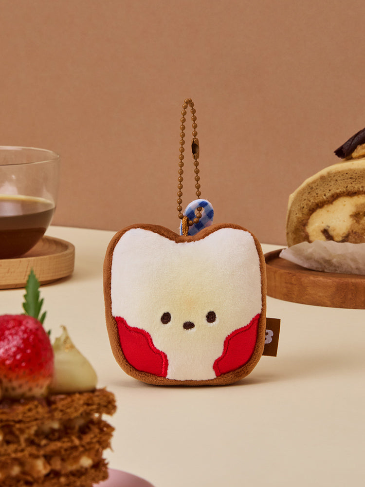 minini ぬいぐるみキーリング ジャムトースト(DESSERT CAFE) ブニニ