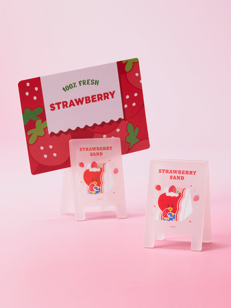 ランダムアクリルクリップ(STRAWBERRY PARTY) BT21