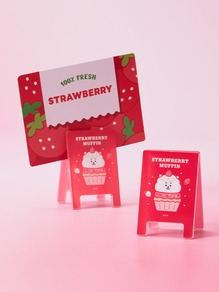 ランダムアクリルクリップ(STRAWBERRY PARTY) BT21