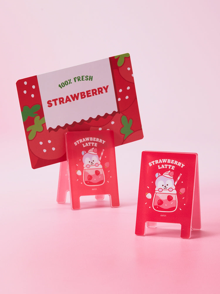 ランダムアクリルクリップ(STRAWBERRY PARTY) BT21