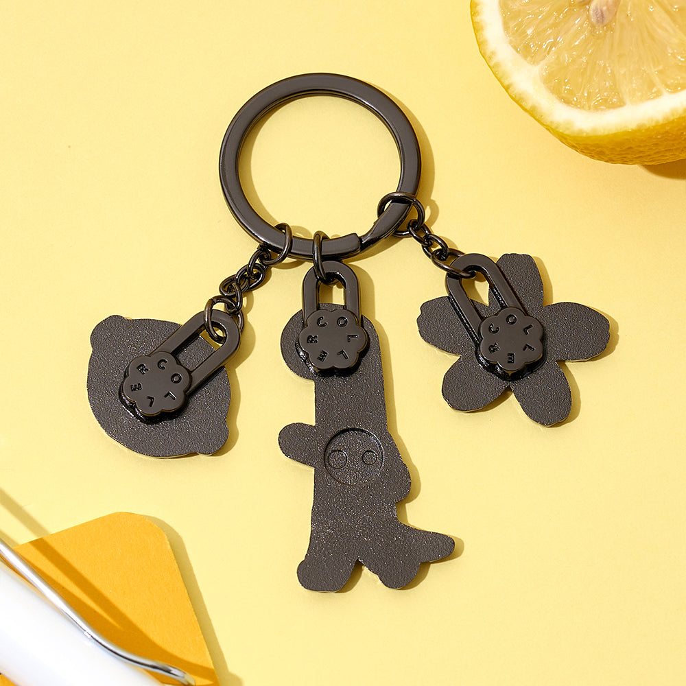 メタルキーリング 3PCS(LEMONADE) ブラキオ – LINE FRIENDS