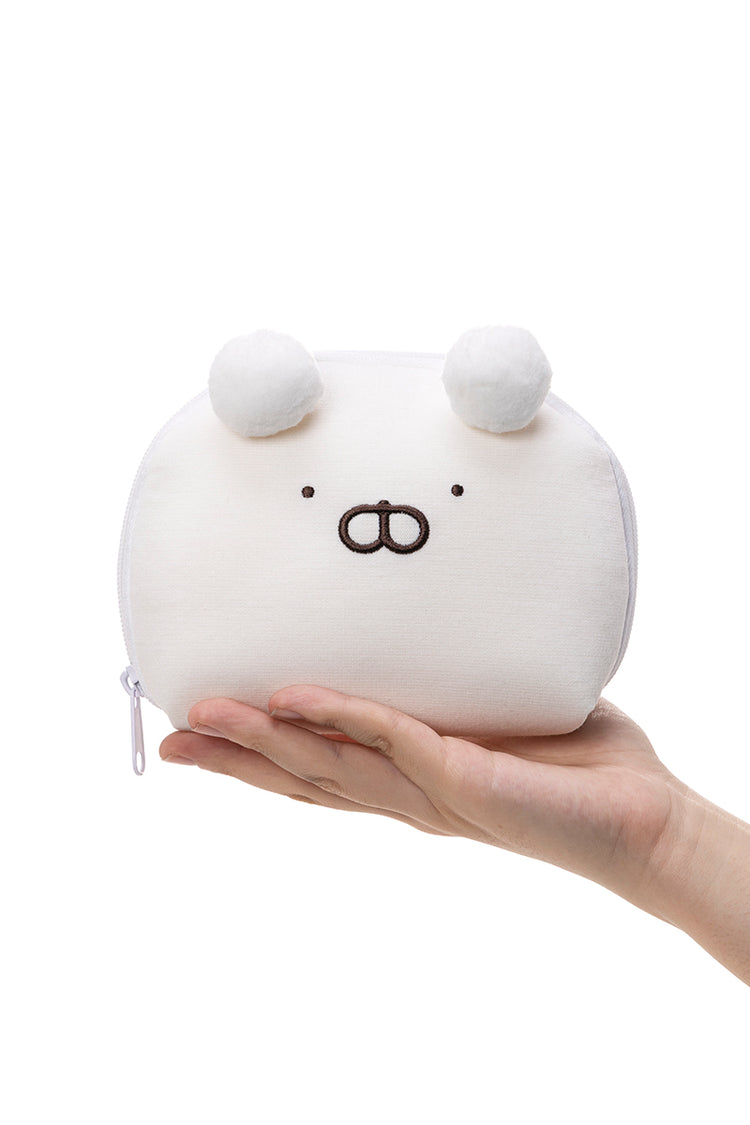 ポーチ ふわふわみみ(なんかへん?) うさまる