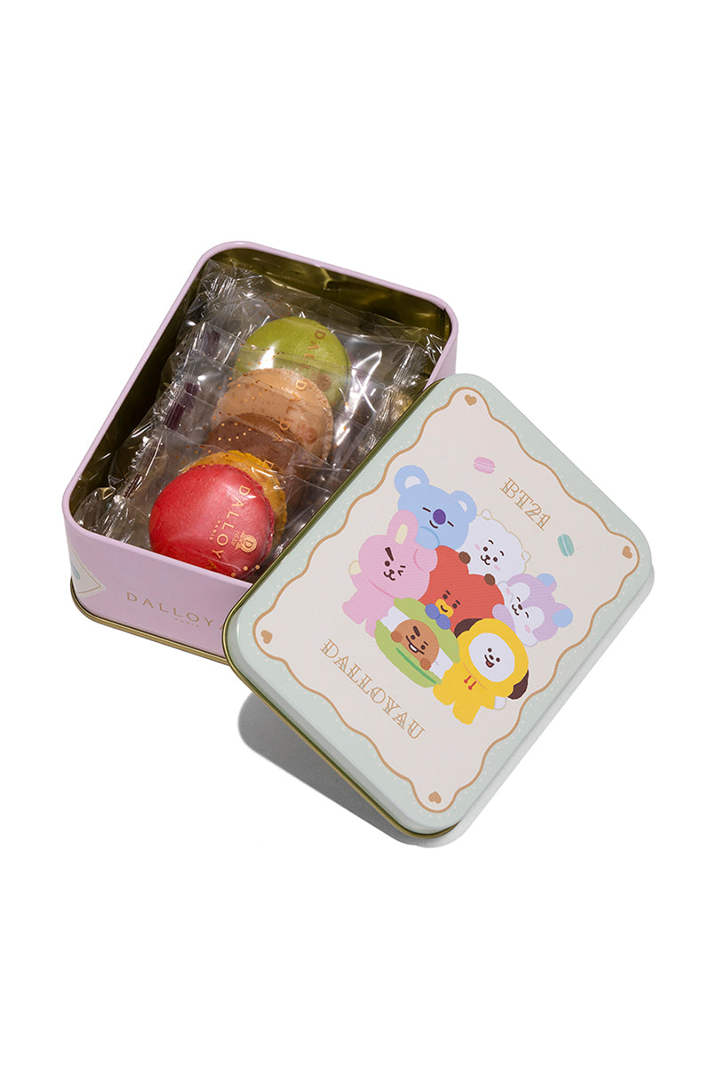 DALLOYAU マカロンラスク缶 BT21 – LINE FRIENDS SQUARE JAPAN OFFICIAL