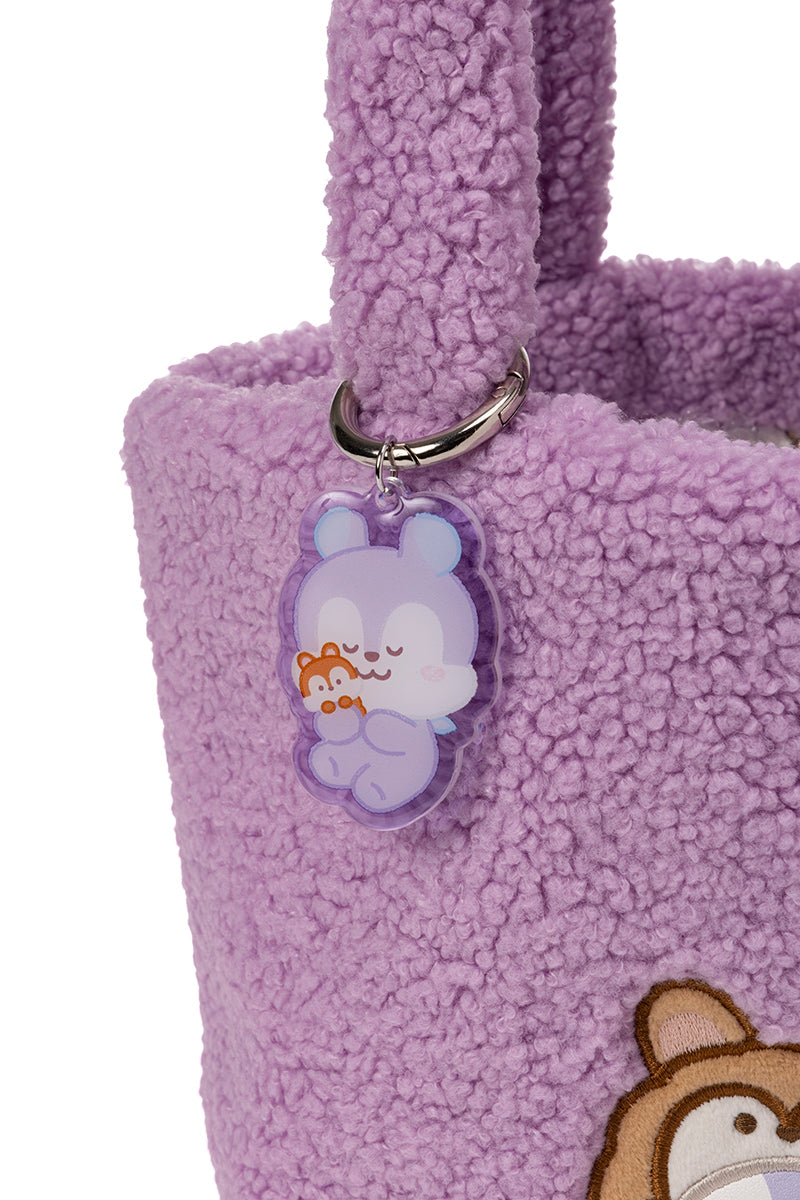 ぷっくりアクリルキーチェーン(Fluffy Big Hugs) MANG